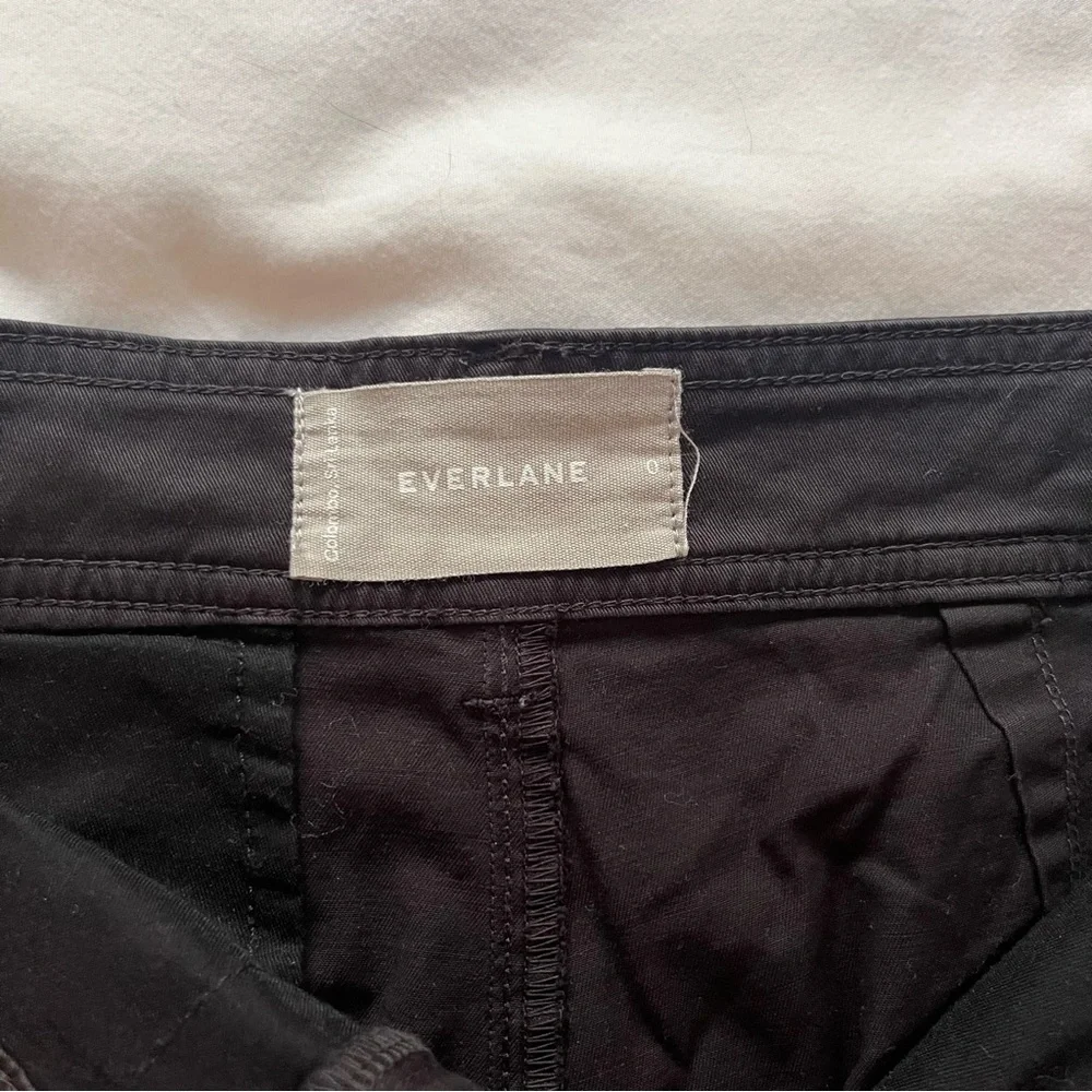 Everlane Pleated Chino Pants Black Size 0 - Picture 10 of 12